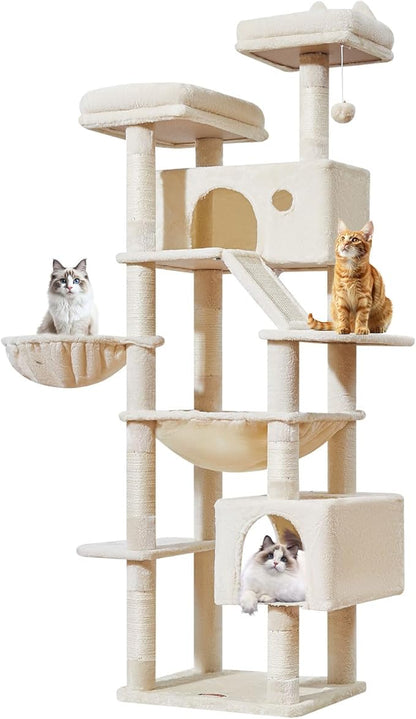 Taoqimiao Cat Tree 71-Inch, Cat Tower - Image 9