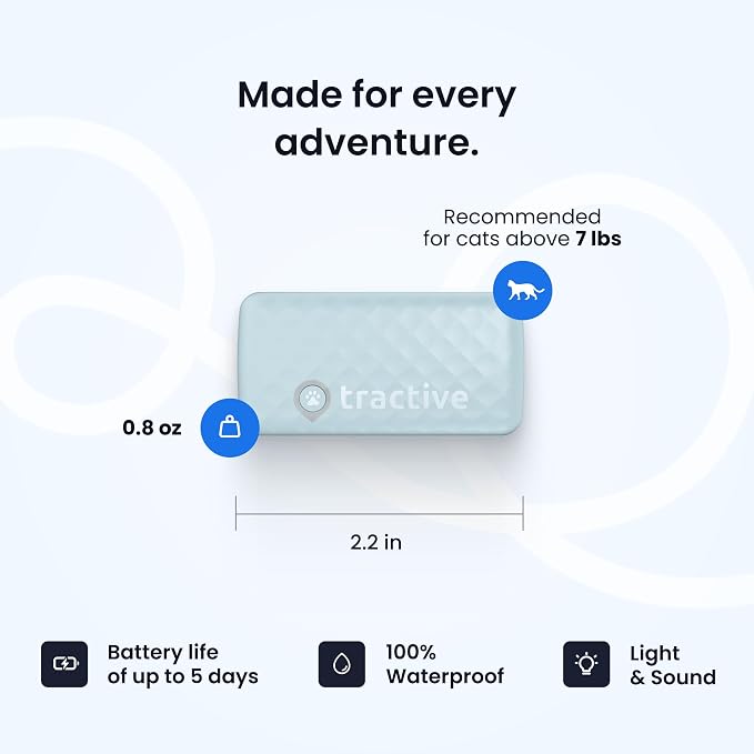 Tractive Smart Cat GPS Tracker | Real-Time Location & Wellness Monitoring - Image 7