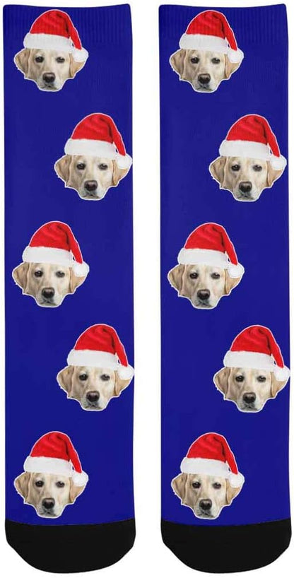 Custom Face Socks, Personalized Dog Lover Pet Photo Picture on Socks Unisex - Image 3