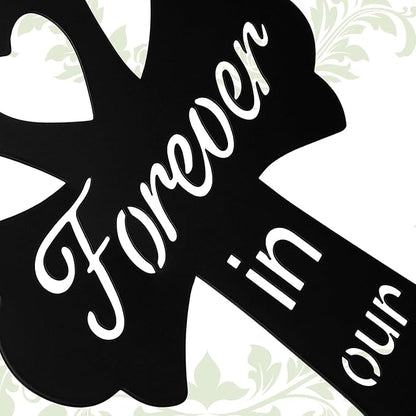 Grave Decorations for Cemetery: Forever in Our Hearts Metal Pet Grave Marker - Image 7