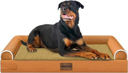 Large Dog Bed Orthopedic Washable: Beds Bolster XXL Bed Big XLarge Dogs Egg by Nanuya