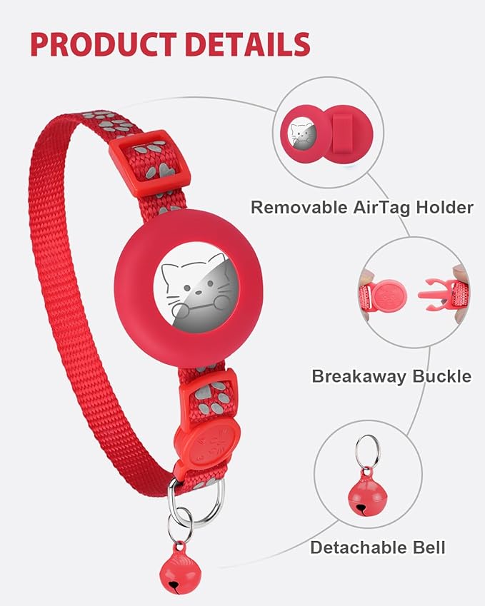 Joytale AirTag Cat Collar 2 Pack - Image 8