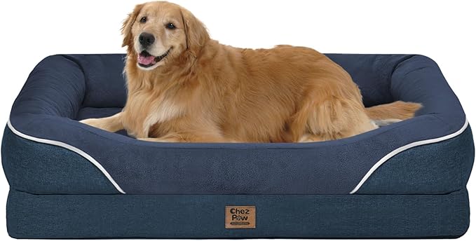 Removable Orthopedic Large Dog Bed -XL Large Dog Beds by ChezPaw