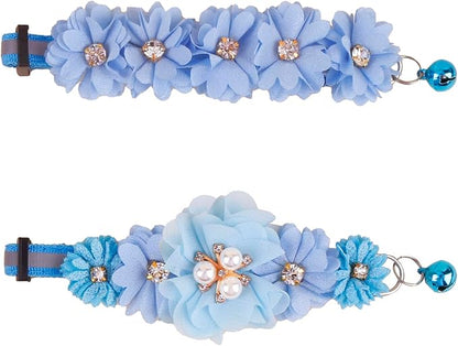 2 Pack Cat Collar Pink Floral by OGEFOTED