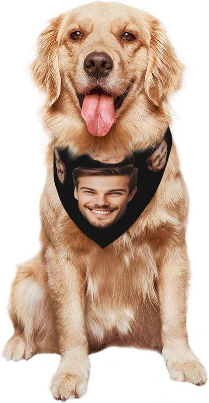 Custom Dog Bandana for Cat Dog Pet Add Your Design Personalized Neckwear - Image 2