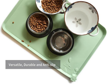Hoki Found Large Silicone Pet Food Mats Tray - Image 4