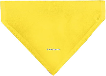 Peanuts Pet Bandana Peanuts Woodstock Pose Close Up Yellow Slip On Collar - Image 2