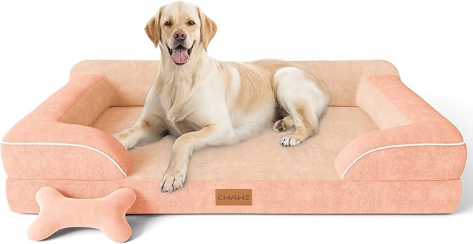 Jumbo Dog Bed for Extra Large Dogs, Orthopedic Dog Bed by CWAWZ
