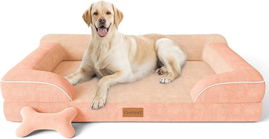 Jumbo Dog Bed for Extra Large Dogs, Orthopedic Dog Bed by CWAWZ