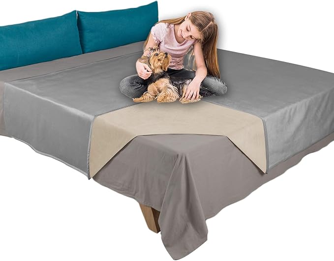 Ameritex Pet Bed Blanket Reversible 100% Waterproof Velvet Super Soft by Ameritex