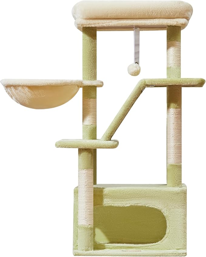 Taoqimiao Cat Tree, 38.5-Inch Cat Tower - Image 9