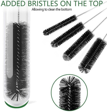 CiaraQ Bottle Cleaning Brushes, 9.8 Inch Nylon Tube Brush Set, Cleaner - Image 2