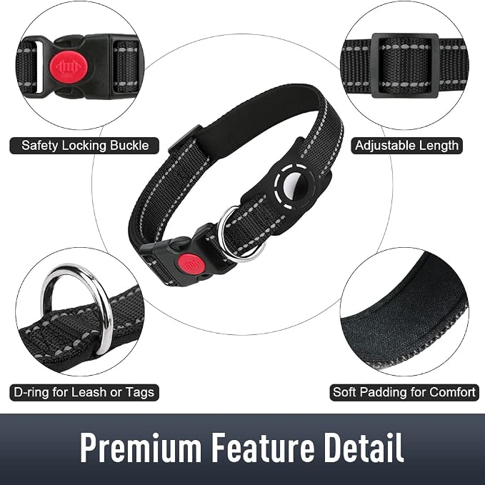 Airtag Dog Collar with AirTag Holder - Image 5