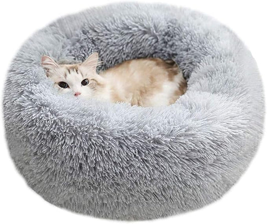BODISEINT Modern Soft Plush Round Pet Bed by BODISEINT