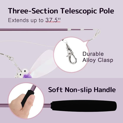 SONGWAY Cat Wand Toys for Indoor Cats - Image 7