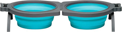Loving Pets 73807992: Travel Double Diner Dog Bowl by Loving+Pets