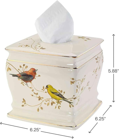 Avanti Linens - Tissue Box Cover, Decorative Countertop Accessories, Nature - Image 3