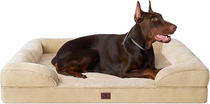 EHEYCIGA Orthopedic Dog Beds for Extra Large Dogs, Waterproof Memory Foam XXL by EHEYCIGA