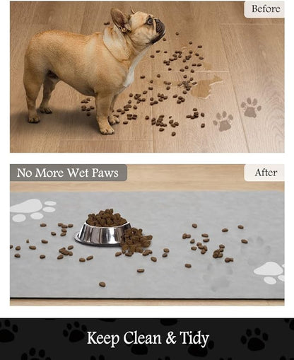 Pet Feeding Mat-Absorbent Dog Mat - Image 3