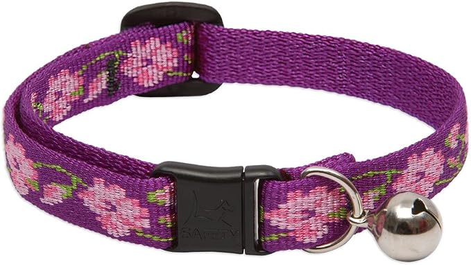 LupinePet Originals 1/2" Rose Garden Cat Safety Collar by LupinePet