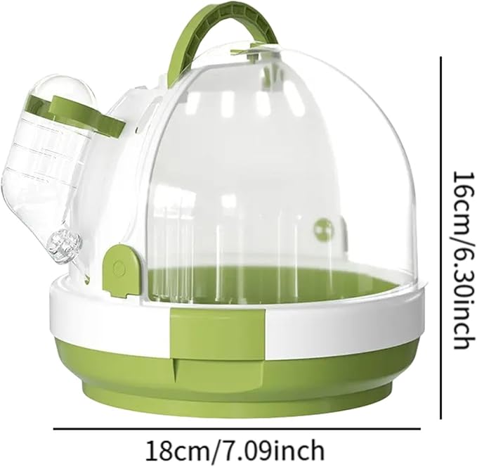 Parrot Travel Cage, Small Animal Carry Case, Breathable Hamster Carrier Cage - Image 2