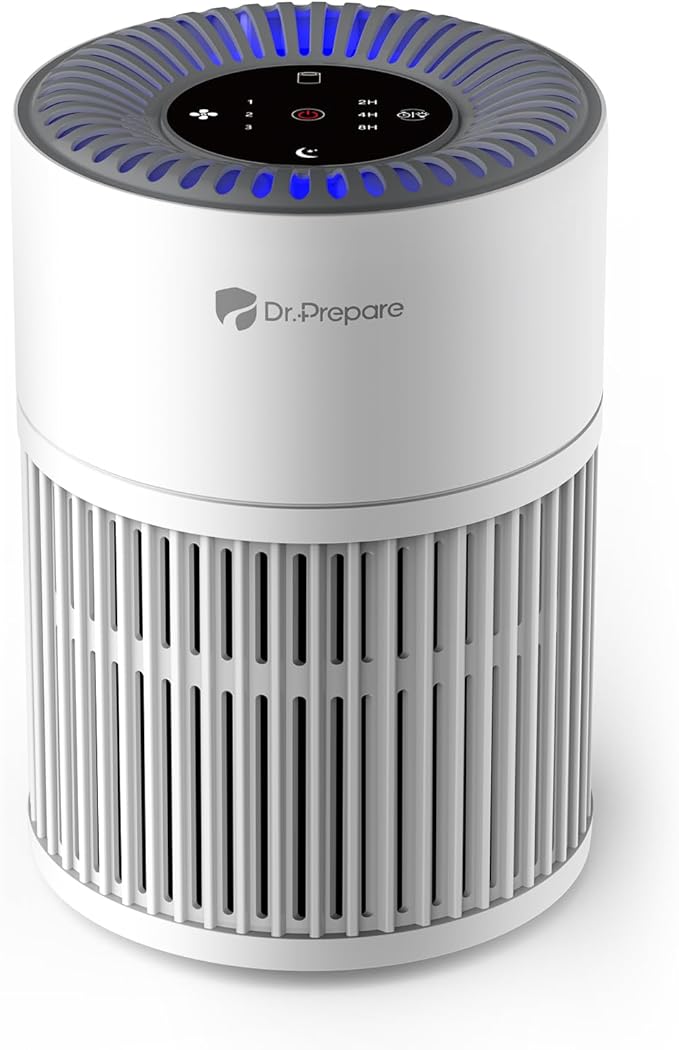 Dr.Prepare Air Purifiers for Bedroom, Quiet Air Purifier by DRPREPARE