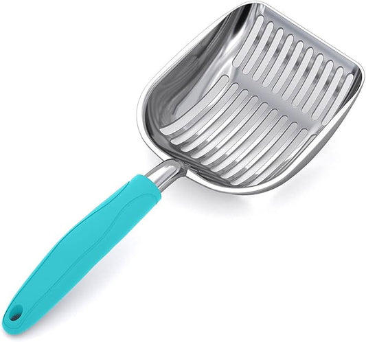 WePet Cat Litter Scoop, Aluminum Alloy Sifter, Kitty Metal Scooper, Deep Shovel by WePet