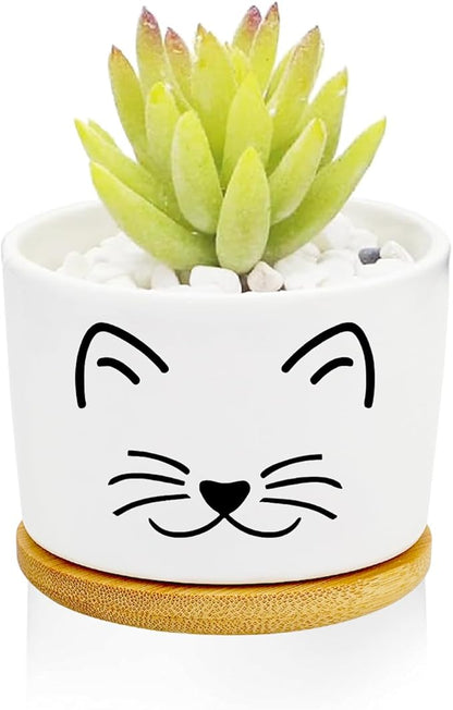 Window Garden Cat Planter Pots, Cat Gifts by Databa