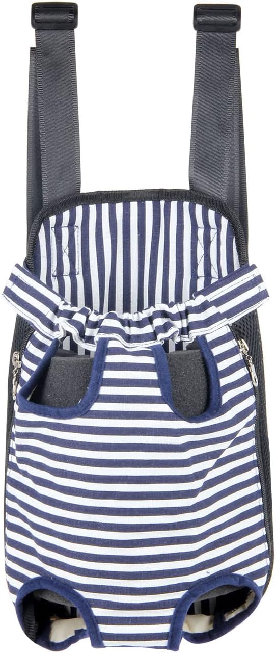 Dog Carrier Legs Out Front Pet Carrier Backpack Adjustable Puppy Cat Small Bag by YINGJEE