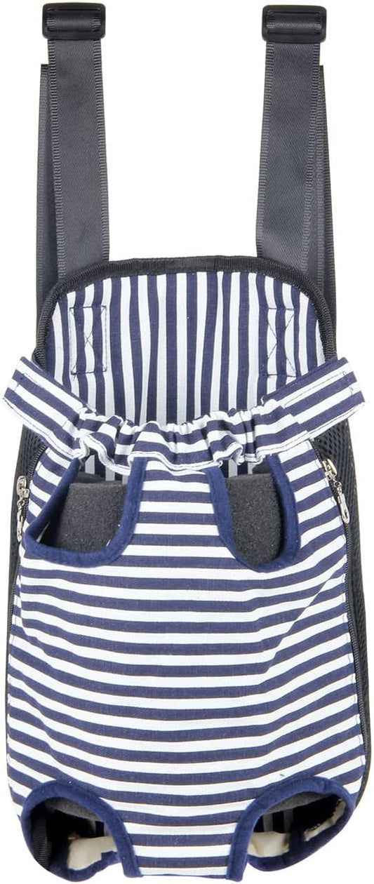 Dog Carrier Legs Out Front Pet Carrier Backpack Adjustable Puppy Cat Small Bag by YINGJEE