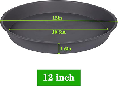 2 Pack of Bird Bath Bowl 12", 1.6" Depth, 10 12 inch Birdbath Bowls Dish Only - Image 2