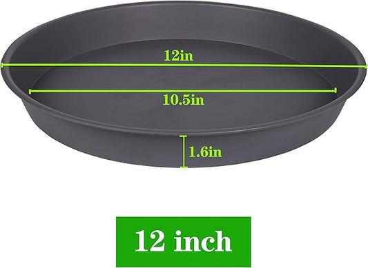 2 Pack of Bird Bath Bowl 12", 1.6" Depth, 10 12 inch Birdbath Bowls Dish Only - Image 2