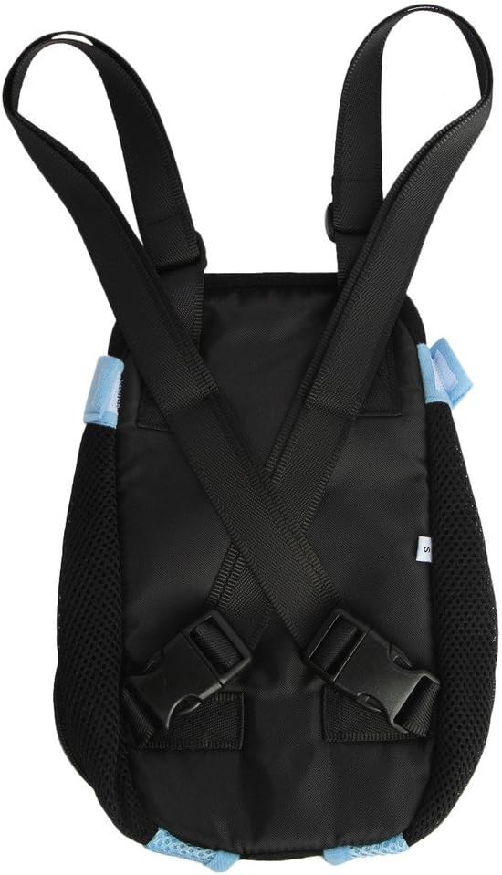 Pet Dog Puppy Cat Carrier Five Holes Backpack Double Shoulder Straps Mesh Front - Image 3