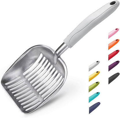 WePet Cat Litter Scoop, Aluminum Alloy Sifter, Kitty Metal Scooper, Deep Shovel by WePet