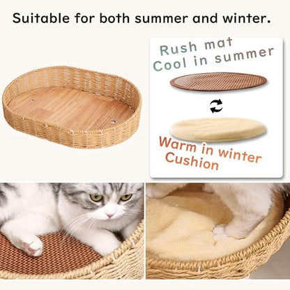 Wood Cat Tree for Large Cats, Modern Cat Tree Tower - Image 10