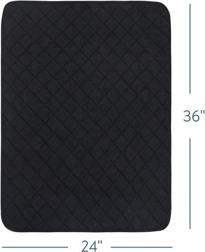 2 Pack Washable Incontinence Bed Pads, Reusable Underpads - Image 5