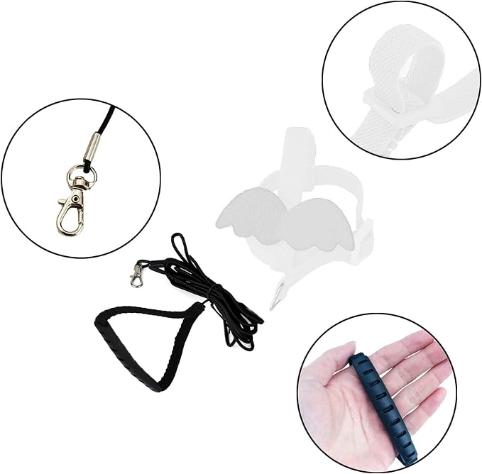 Pet Parrot Bird Harness and Leash, Adjustable Training Design Anti-Bite - Image 4