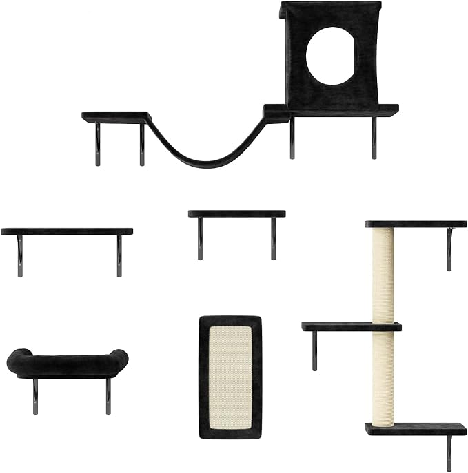 NUNU LAB Cat Wall Shelves, Indoor Cat Furniture by NUNULAB