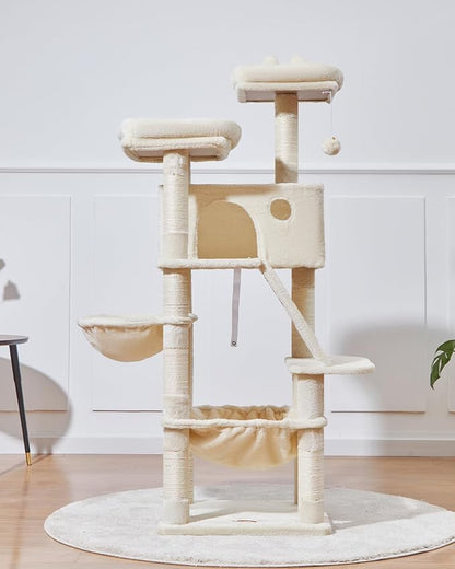 Taoqimiao Cat Tree 57.5-Inch, Cat Tower - Image 9