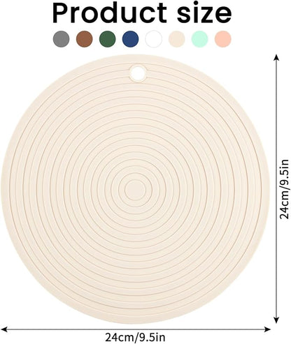 Ptlom Silicone Pet Food Mat for Dogs and Cats Placemat 2Pcs, Waterproof - Image 2