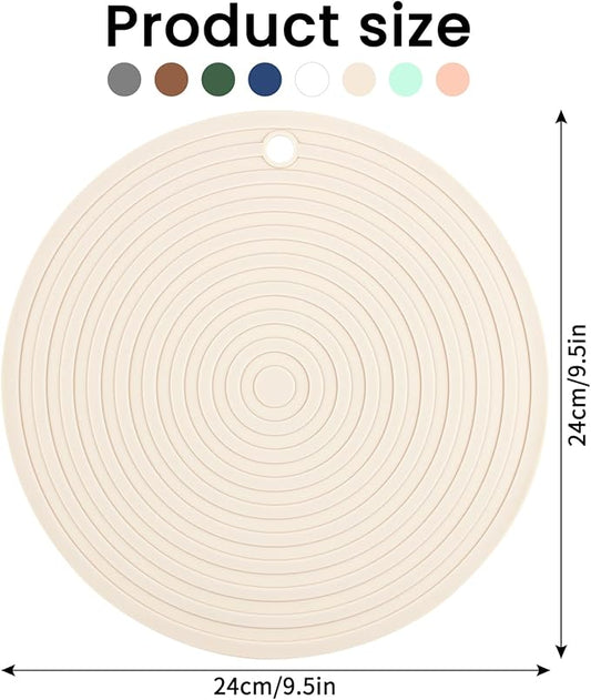 Ptlom Silicone Pet Food Mat for Dogs and Cats Placemat 2Pcs, Waterproof - Image 2