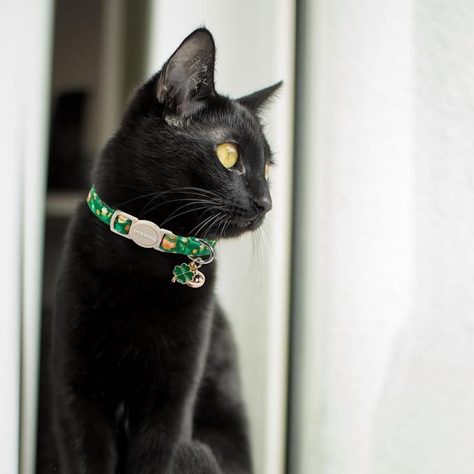 Cat Collar, 2 Pack St.Patrick's Day Cat Collars Breakaway - Image 5