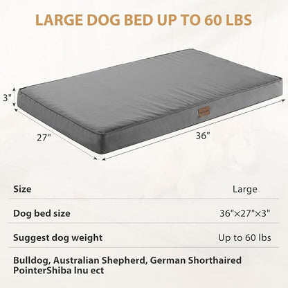 BFPETHOME Outdoor Dog Bed for Large Dogs, Waterproof, Orthopedic - Image 4