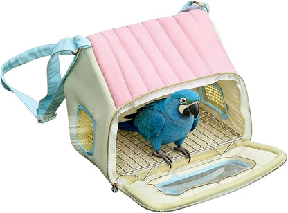Bird Carrier - Breathable Portable Warm Waterproof Pet Bag | Bird Travel by Unknown