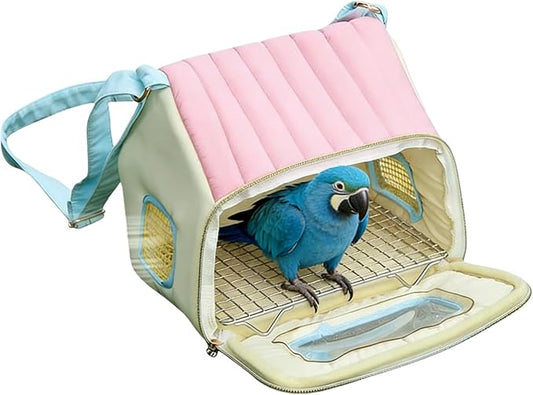 Bird Carrier - Breathable Portable Warm Waterproof Pet Bag | Bird Travel by Unknown