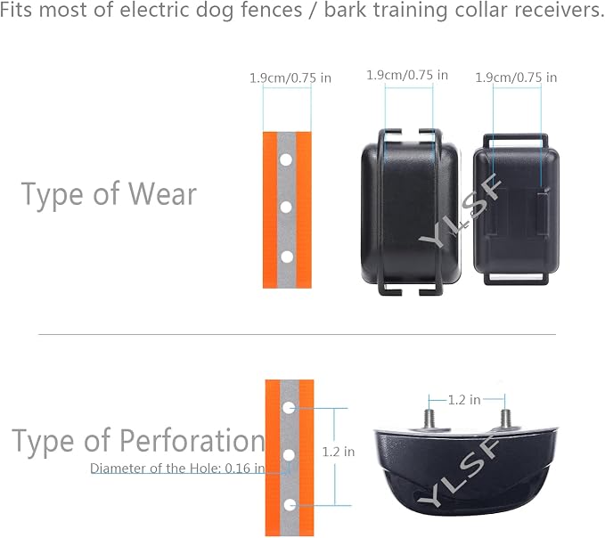 Dog Collar Strap for Most of Electronic Training Shock Collar - Image 2