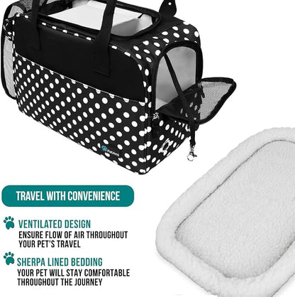 PetAmi Dog Purse Carrier for Small Dogs, Airline Approved Soft Sided Pet Carrier - Image 4