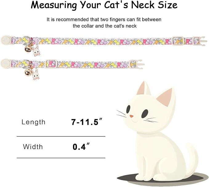 2 Pack Easter Cat Collars - Image 6