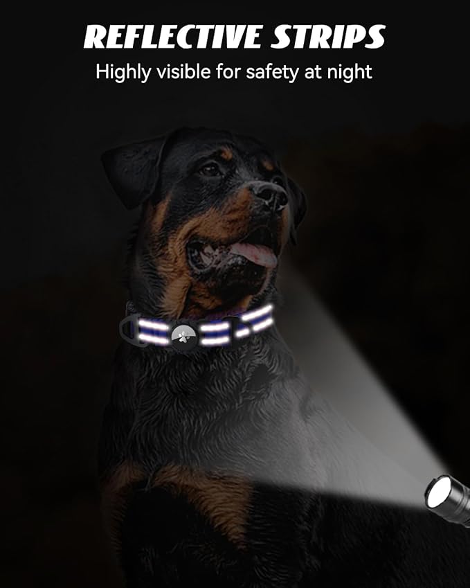 Joytale Airtag Dog Collar, Reflective Pet Collar - Image 5