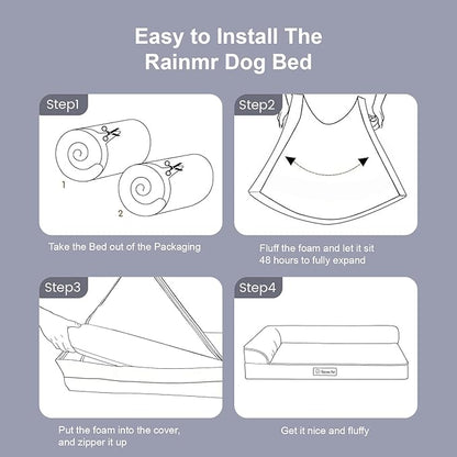 Orthopedic Dog Beds for Large Dogs, Memory Foam Dog Beds Large Sized Dogs - Image 8